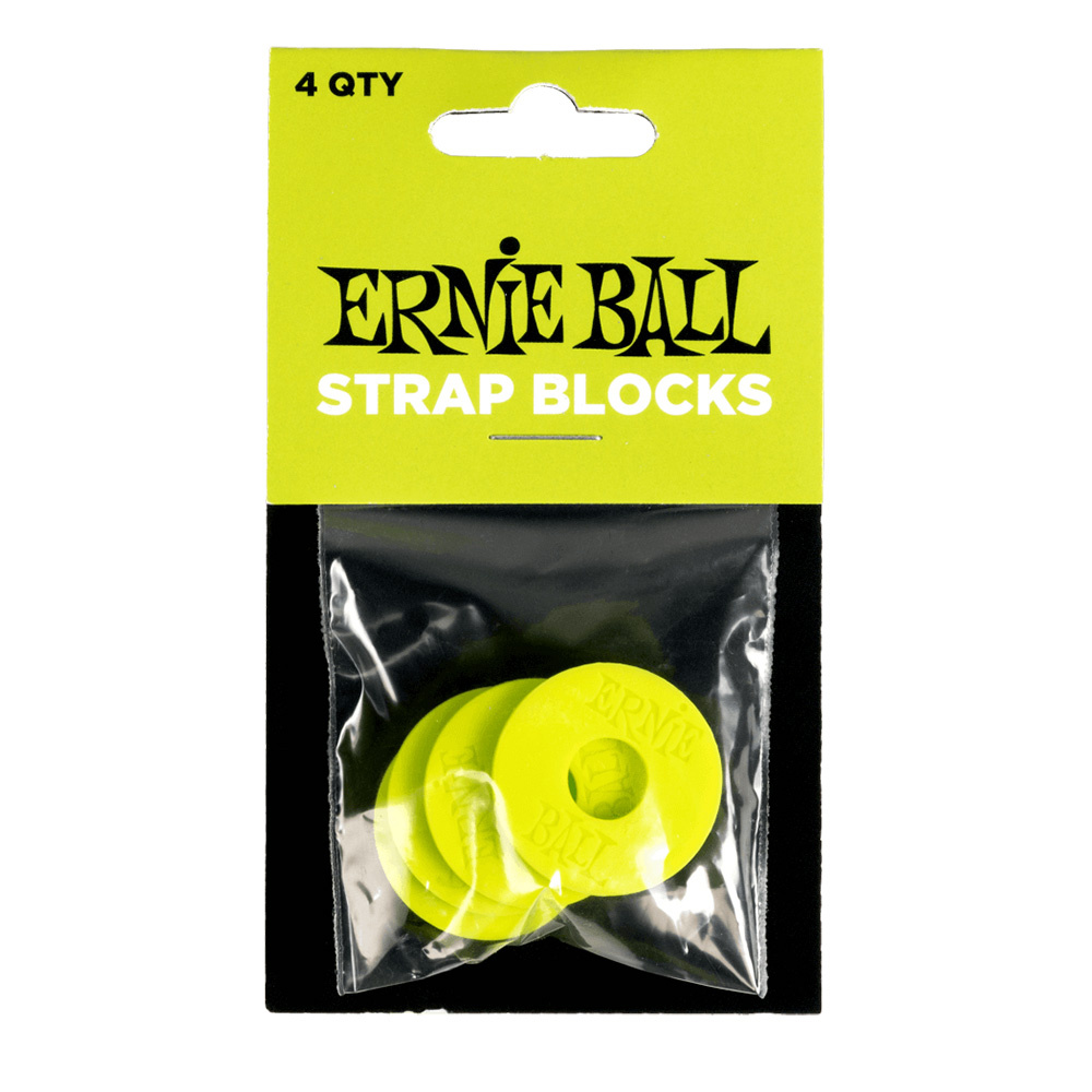 ERNIE BALL P05622 Strap Blok 4PK Sthb Green